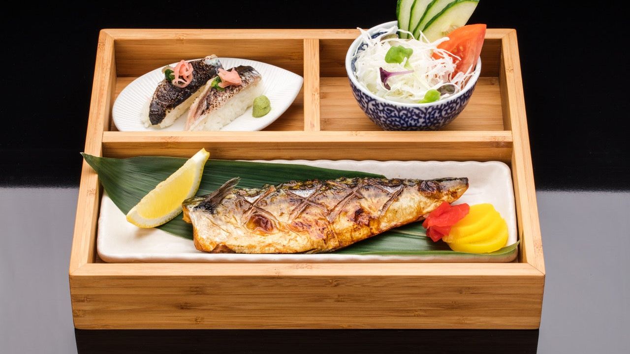 Bento Saba Shioyaki