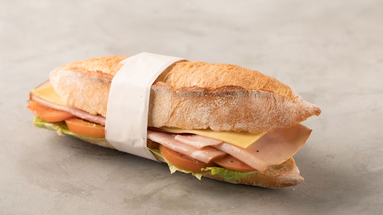 Ham and Cheese Baguette