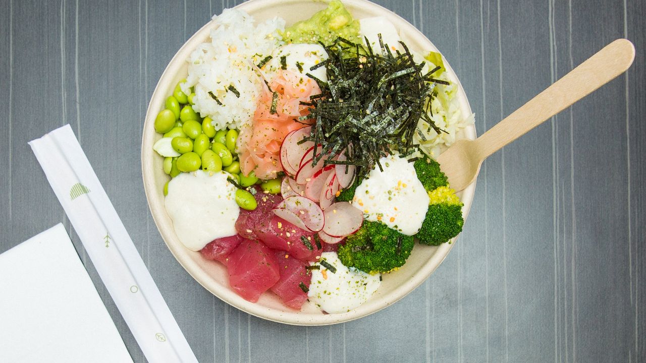 Tuna Poke Bowl (GF) (DF) (Contains Lactose)