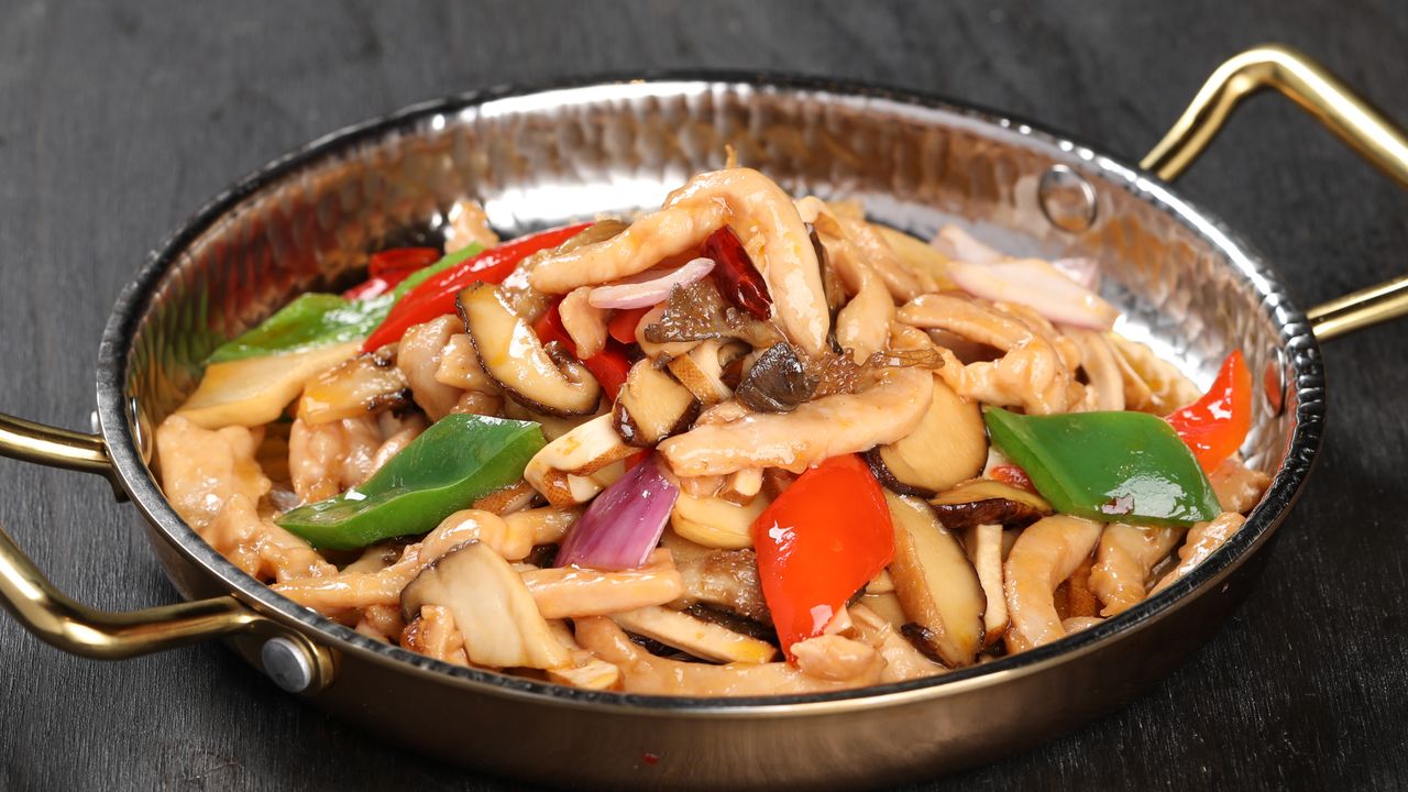 Chicken And Mushroom Wok