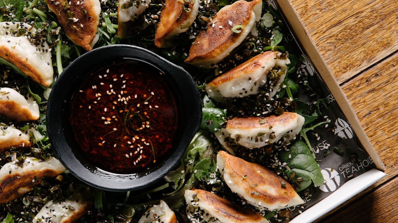 Pan Fried Pork and Chive Dumpling Box (15 Pieces)