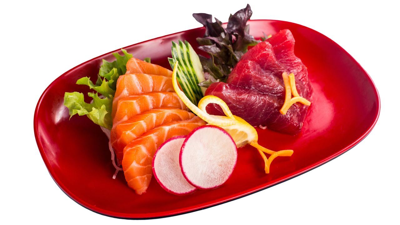 Salmon and Tuna Sashimi