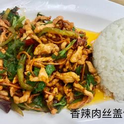 Stir Fried Spicy Shredded Pork with Rice