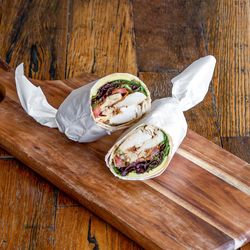 Chicken Schnitzel Wrap