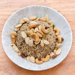 Mansaf Rice and Roasted Mixed Nuts