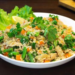 Desi Chinese Fried Rice with Beef