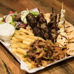 The Lot - Souvlaki Plate for 1